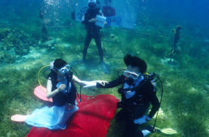 セブ島結婚式　セブウエディング　水中挙式